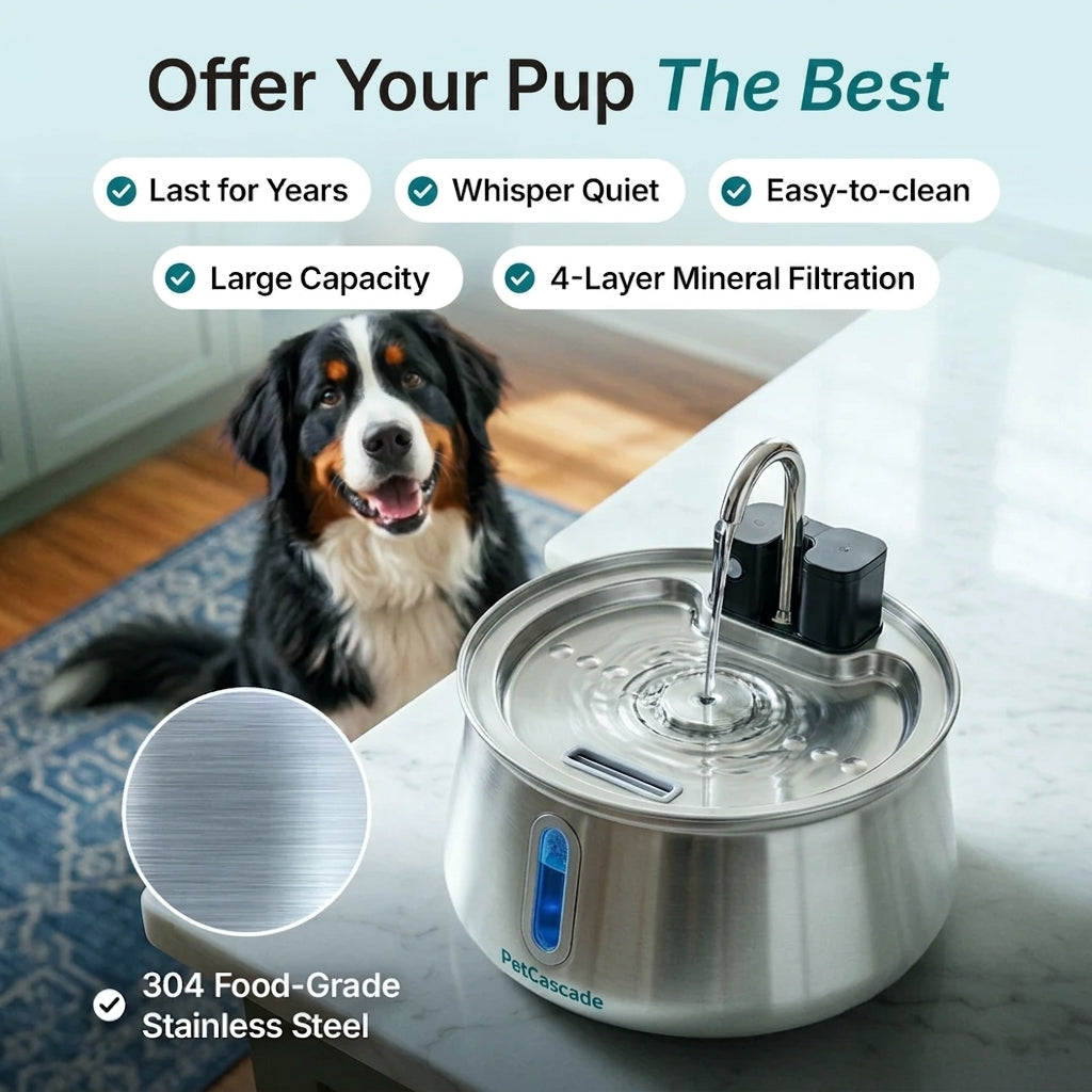 PetCascade™ Water Fountain- Non-Wireless