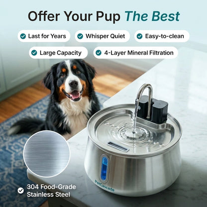 PetCascade™ Water Fountain- Non-Wireless