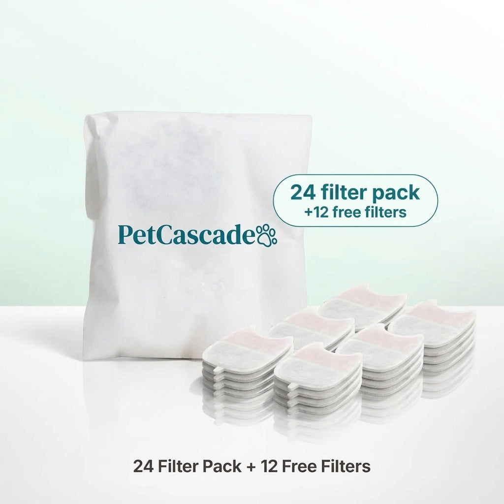 PetCascade™ Water Fountain Filters - The Year Supply